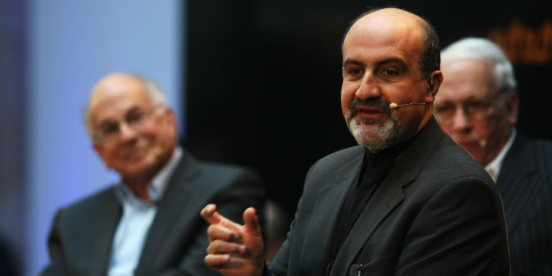 Nassim Nicholas Taleb durante la conferenza Digital Life Design, il 27 gennaio 2009 a Monaco di Baviera, in Germania (Sean Gallup/Getty Images for Burda Media)